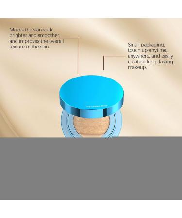Cushion Foundation Makeup Anti-Perspirant Matte Cushion Concealer for Women | Lightweight Corrective Makeup Cream for Business Trips Travel School and More - Buy Online on GoSupps.com
