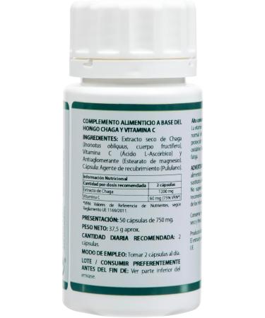 Equisalud HOLOFUNGI CHAGA 50 caps is a capsule that simplifies daily nutrient intake It is recommended as a supplement to a varied diet - Buy Online on GoSupps.com