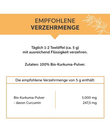 Organic Turmeric Powder 500g | Pure Curcuma for Golden Milk | Premium Quality 100% Additive-Free - Buy Online on GoSupps.com