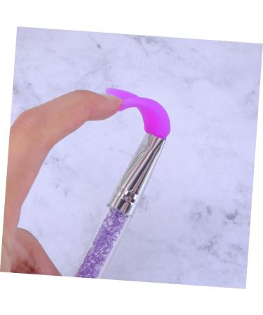 Beavorty silicone brush silicone brush Facial Brush Makeup Brush Facemask Brush purple set cosmetic 17*3cm Purple - Buy Online on GoSupps.com