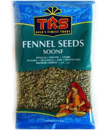 TRS | Fennel Seeds (Soonf) 100G | All Natural Product |Fresh Taste and Full Aroma | Indian Origin | Pack Of 16 - Buy Online on GoSupps.com