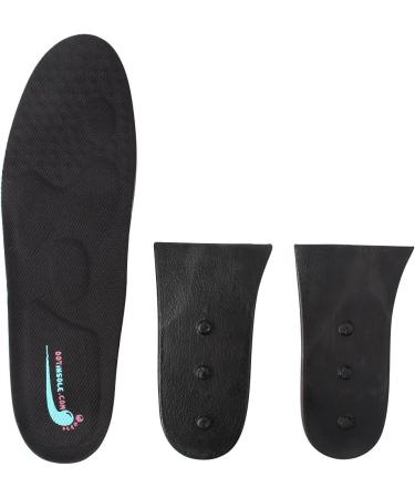 Height Increase Shoe Insoles with Air Cushion - 3 Layers (2.5" Lift) for Men s Size 7-11 | Boost Your Height Comfortably - Buy Online on GoSupps.com