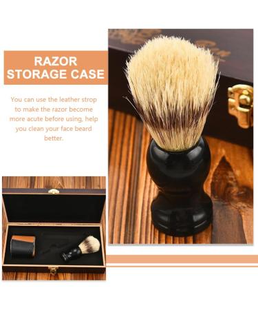 FOMIYES Men's Razor Set - Premium Shaving Kit with Blades Travel Holder & Brush | International Shipping - Buy Online on GoSupps.com