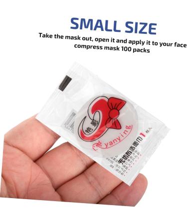 Beavorty Mask Skin Care Sheet 100 Compressed Compressed Facial Mask Set medium white - Buy Online on GoSupps.com