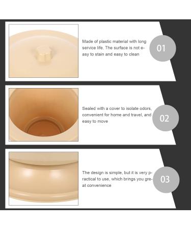 Zerodeko 1pc Female Urine Bottle - Portable Children s Toilet Pot for Travel & Home Use | Hospital Bed Pan & Urinal for Women - Khaki - Buy Online on GoSupps.com