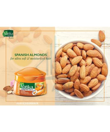 Vatika Naturals Nourish & Protect Hair Cream - Henna Almond & Aloe Vera - 140ml | Nourishing Styling Cream for Healthy Hair - Buy Online on GoSupps.com