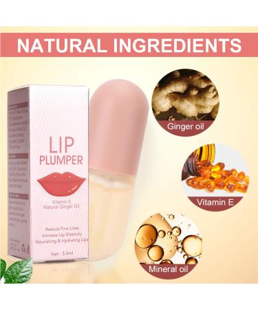 5.5 ml Lip Plumper Balm - Sexy Lip Gloss Maximizer & Volume Enhancer for Women | Full Lip Care - Buy Online on GoSupps.com