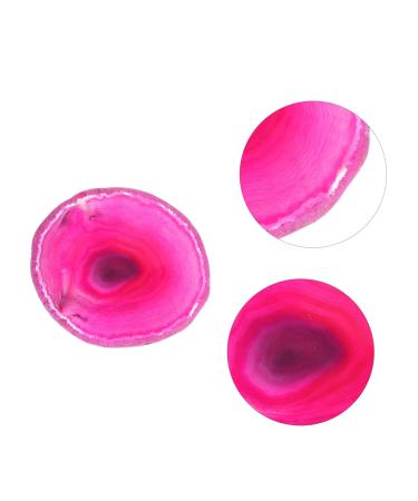 Ipetboom Nail Art Palette Tray - 7x6cm Red Agate Resin Mixing Palette for Manicure & Nail Color Mixing Accessories - Buy Online on GoSupps.com