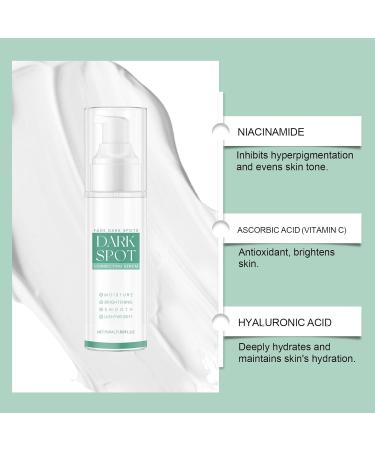 VKaoess Dark Spot Corrector for Face and Facial Serum with Niacinamide Dark Spot Correcting Glow Serum for Even Skin Tone Brightening Serum to Shine Skin Tone 2 Bottles - Buy Online on GoSupps.com