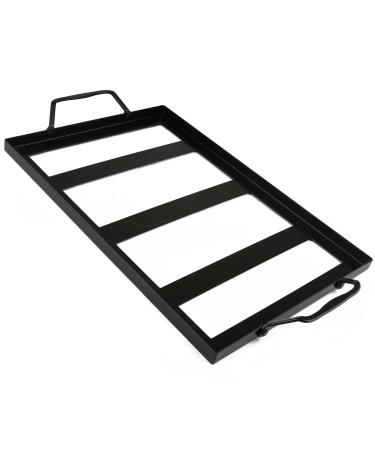 Zenware 10" x 6" Himalayan Salt Cooking Block Tray Holder - Black