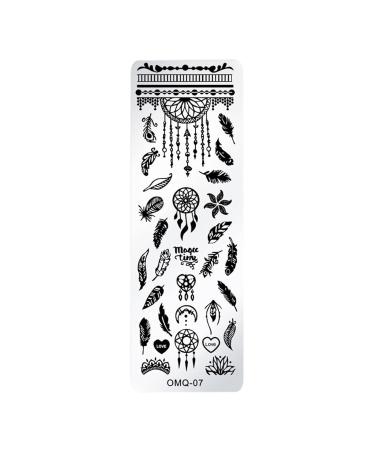 Christmas Nail Art for Women | Snowflake Nail Stamp Template | DIY Stainless Steel Manicure Tool & Decorations - Buy Online on GoSupps.com
