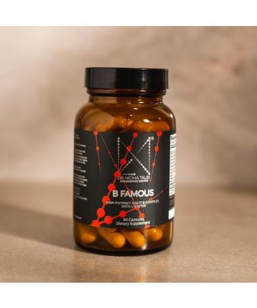 DR. NIGMA B Famous High Potency Multi B Vitamin Complex with L-5-MTHF for Nervous System and Digestive Health and Glowing Skin - 60 Capsules - Buy Online on GoSupps.com