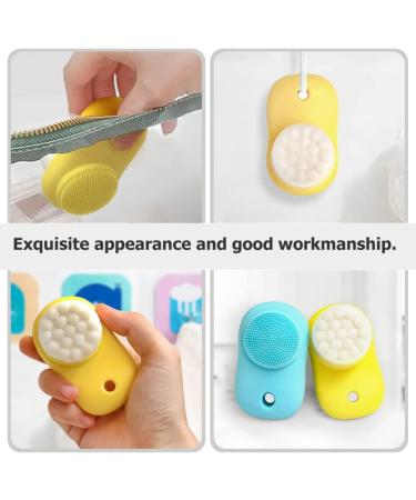 FRCOLOR Facial Cleansing Brush Set - 2pcs Double Sided Pore Cleansing Tools for Deep Clean Portable Face Wash Brushes - Buy Online on GoSupps.com