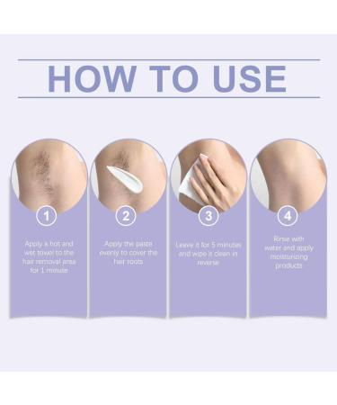  Sgjwyc Pack of 2 facial hair removal creams for women and men gentle and painless hair removal cream moisturizing and nourishing soft and soothing - Buy Online on GoSupps.com