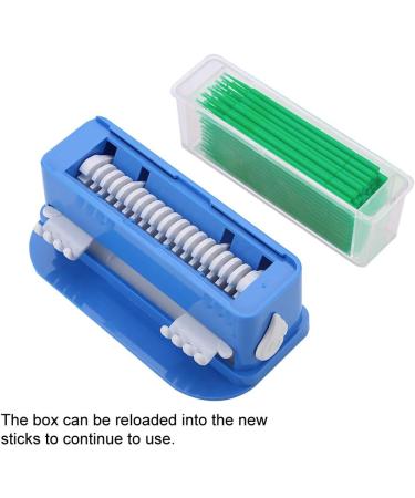 Verdant Touch Dental Micro Brushes - Disposable Micro Applicator Tips Bendable Green Sticks 100 Count with Dispenser Box for Perfect Oral Care - Buy Online on GoSupps.com