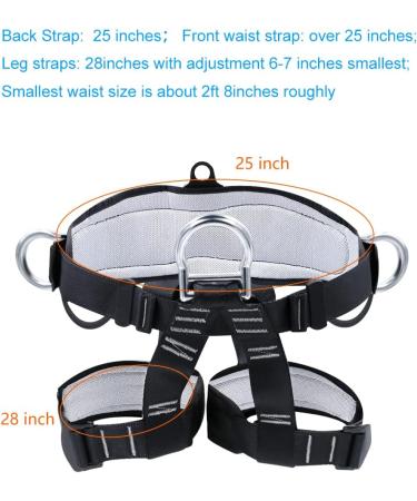 XBEN Professional Mountaineering Rock Climbing Harness - Rappelling Safety Belt | Brown Black - Buy Online on GoSupps.com