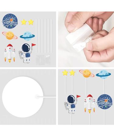 Oneroomone Space Cupcakes Astronaut Cupcake Toppers Asteroid and Rocket Cake Topper - Buy Online on GoSupps.com