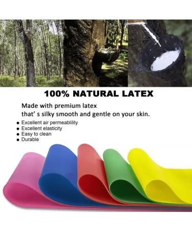 Fit Life Sport Resistance Band Set Skin-Friendly Fitness Exercise Loop Bands with 5 Resistance Levels Free Carrying Case Home Gym Yoga Pink - Buy Online on GoSupps.com