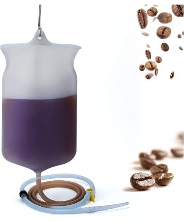TEMONTIAN Enema Bag Kit - Colon Cleansing & Detox | Coffee Enemas | Anal Douche for Women Men (Blue) - Buy Online on GoSupps.com