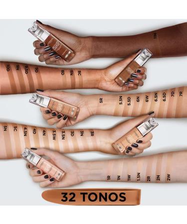 L'Oreal Paris Perfect Match Liquid Foundation SPF 16 30ML - Light Shimmer Honey/Miel 6.N - Buy Online on GoSupps.com