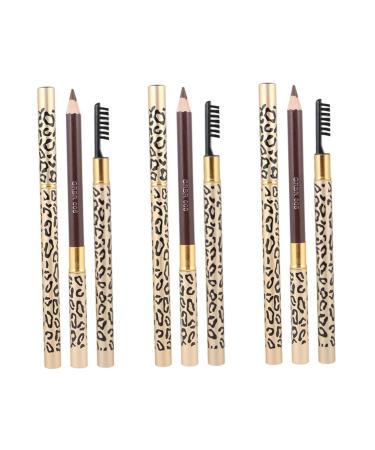 TOVINANNA 6 Pcs Double Head Eyebrow Pencil Eyebrown Pencil Palette Long Pencil Sharpener Spiral Women's