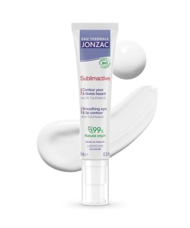 Sublimactive Organic Anti-Aging Eye & Lip Contour Cream - Reduces Fine Lines and Puffy Eyes - Dark Circles Reduced - Natural Skin Care - Safe for Sensitive Skin - 0.5 fl oz