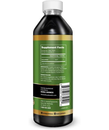 Herbal Goodness Gut Digest 12oz - Colon Broom Gut Health Supplements for Women and Men with Probiotics and Digestive Enzymes for Digestive Health for Gut Health Liver Detox - 1 Bottle 12 Fl Oz (Pack of 1) - Buy Online on GoSupps.com