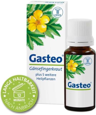 Gasteo Stomach Drops - 6 Unique Gastrointestinal Plants - 20ml for Digestive Relief - Buy Internationally - Buy Online on GoSupps.com