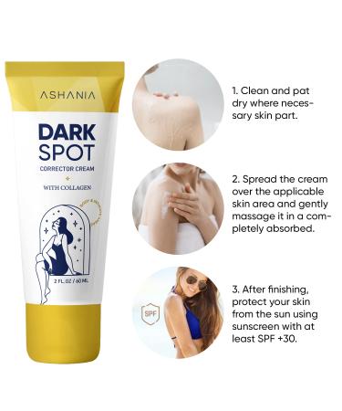 Dark Spot Remover Cream for Face & Body - Ashania 2 FL OZ/60ML - Buy Online on GoSupps.com
