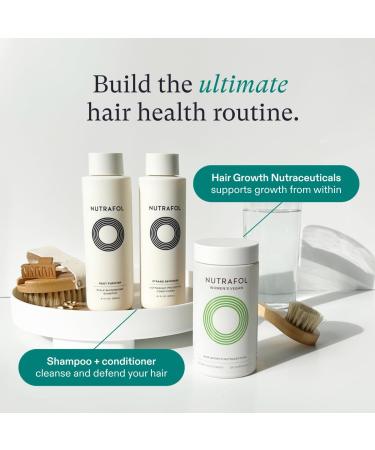 Nutrafol Women's Vegan Hair Growth Supplements - Plant-Based Clinically Tested for Thicker & Stronger Hair 3-Month Supply Dermatologist Recommended - Buy Online on GoSupps.com