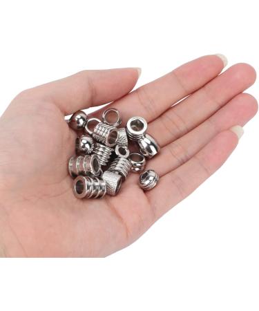 Syrisora 18 Pieces Viking Hair Beads Stainless Steel High Hardness Perfect Size Simple Design Wide Application Dread Beads - Buy Online on GoSupps.com
