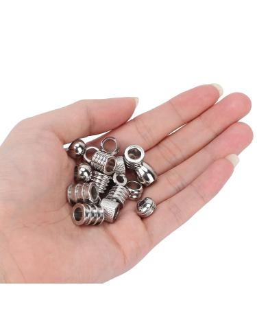 18PCS Stainless Steel Hair & Beard Beads for Braiding - Viking Style - Buy Online on GoSupps.com