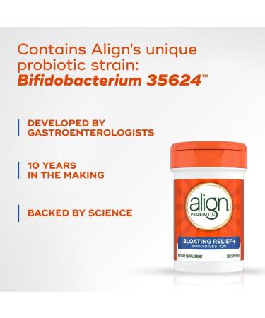 Align Probiotic Bloating Relief + Food Digestion Probiotics for Women and Men #1 Doctor Recommended Brand Promotes Digestive Health and Helps Support the Metabolism of Food* 28 Capsules - Buy Online on GoSupps.com