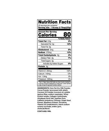 Buy Perk Energy Original Dutch Hot Cocoa (20 Servings) - Gluten Free Soy Free & Peanut Free | International Shipping Available - Buy Online on GoSupps.com