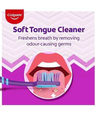 Colgate ZigZag Toothbrush Pack of 6 | Deep Interdental Clean with Multi-Angle Bristles - Medium Size - Buy Online on GoSupps.com