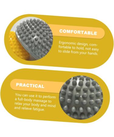 Iwowhero Durian-Ball Massage Balls for Plantar Fasciitis Relief | Spiky Foot & Arm Massager | 16x16x8cm Gray - International Shipping Available - Buy Online on GoSupps.com