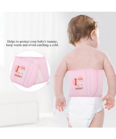 Umbilical Hernia Belt Comfortable Cotton Abdomen Belly Cover Belly Band Wraps Abdominal Binder Protecting Navel () Pink - Buy Online on GoSupps.com