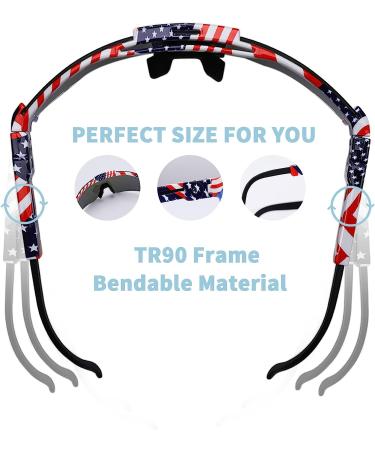 P-Vipers Polarized Sports Sunglasses | UV400 Men's & Women's Glasses for Baseball, Cycling, Running, Driving - Buy Online on GoSupps.com