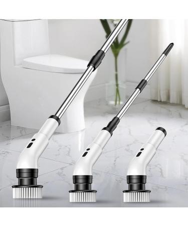 Electric Scrubber for Cleaning | Electric Spin Brush with Replaceable Cleaning Brush Heads - Electric Spin Scrubber Bathroom 10 in 1 for Bathroom Tub Tile Floor and Car - Buy Online on GoSupps.com