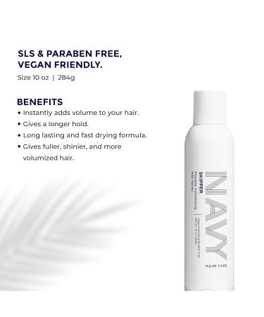 Navy Skipper Spray for Hairs & Dry Texture Spray for Flexible Hold Hairs | Fast Drying & Volumimizing Hair Spray Set (The Harbour Kit) - Buy Online on GoSupps.com