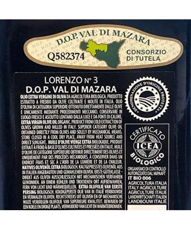  Manfredi Barbera Lorenzo N 3 Extra Virgin Olive Oil PDO "Val di Mazara" 500 ml - Buy Online on GoSupps.com