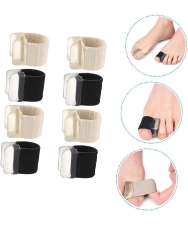 NOLITOY 4 Pairs Toe Separator - Bunion Night Splint & Toe Stretcher - Comfortable Elastic Toe Sleeves & Spacers for Men - Assorted Colors - Reusable Big Toe Straightener - Buy Online on GoSupps.com