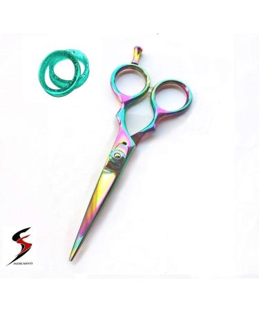 KATX Titanium Hair Scissors 5.5 (14cm) - Hairdressing Barber Salon Scissors - Buy Online on GoSupps.com