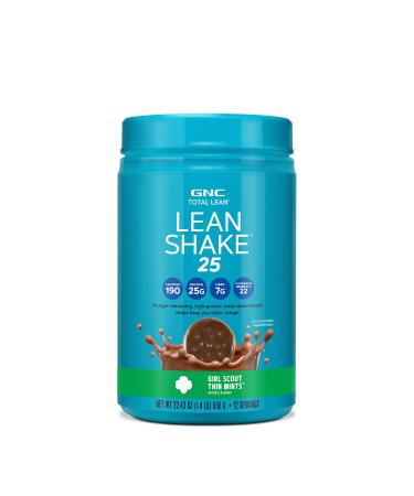 GNC Lean Shake 25 - Girl Scout Thin Mints (12 Servings)