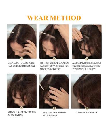 Clip-in Human Hair Bangs | Wig-Air Bangs Hairpieces for Girls & Women - International Shipping Available - Buy Online on GoSupps.com