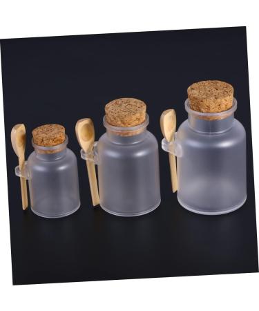 Mipcase Cork Nuts Container Empty Bath Salt with Cork Bottle Empty Salts Wooden Food medium As Shown - Buy Online on GoSupps.com