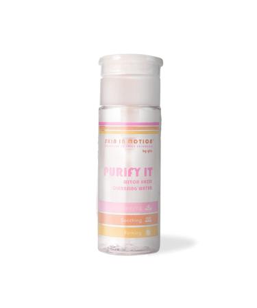 Skin in Motion | Purify It Makeup Cleansing Water with Witch Hazel Gentle Micellar Water Sweat Removing Face and Eye Makeup Remover Cleanser Hot Flush Relief- 100ml