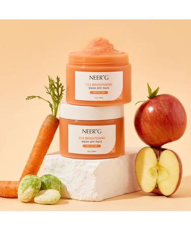 NEER G CCA Brightening Wash Off Pack 3.88oz (110g) Revitalize Tired Skin - Buy Online on GoSupps.com
