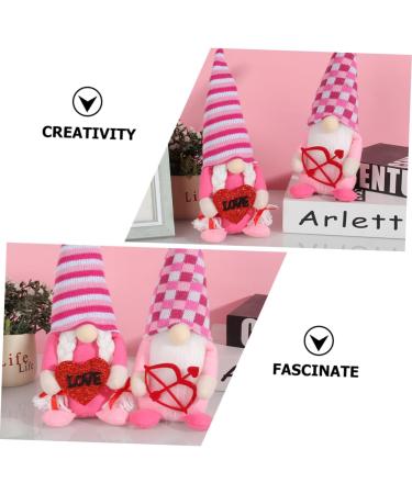 Alipis 6 Pcs Valentine Gnome Bride Cupid Valentines Gnomes Plush Gnome Ornaments Lovers As Shownx3pcs 8x7x26cm x3pcs - Buy Online on GoSupps.com