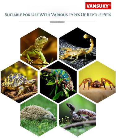 Vansuky 200W Black Ceramic Heat Lamp - E27 Reptile Heating Bulb for Turtle & Breeding | AC 220-240V - Buy Online on GoSupps.com
